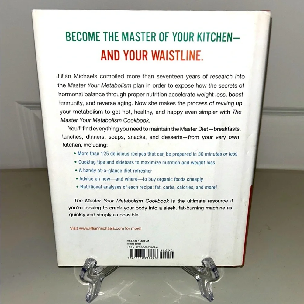 Jillian Michaels Master Your Metabolism Cookbook